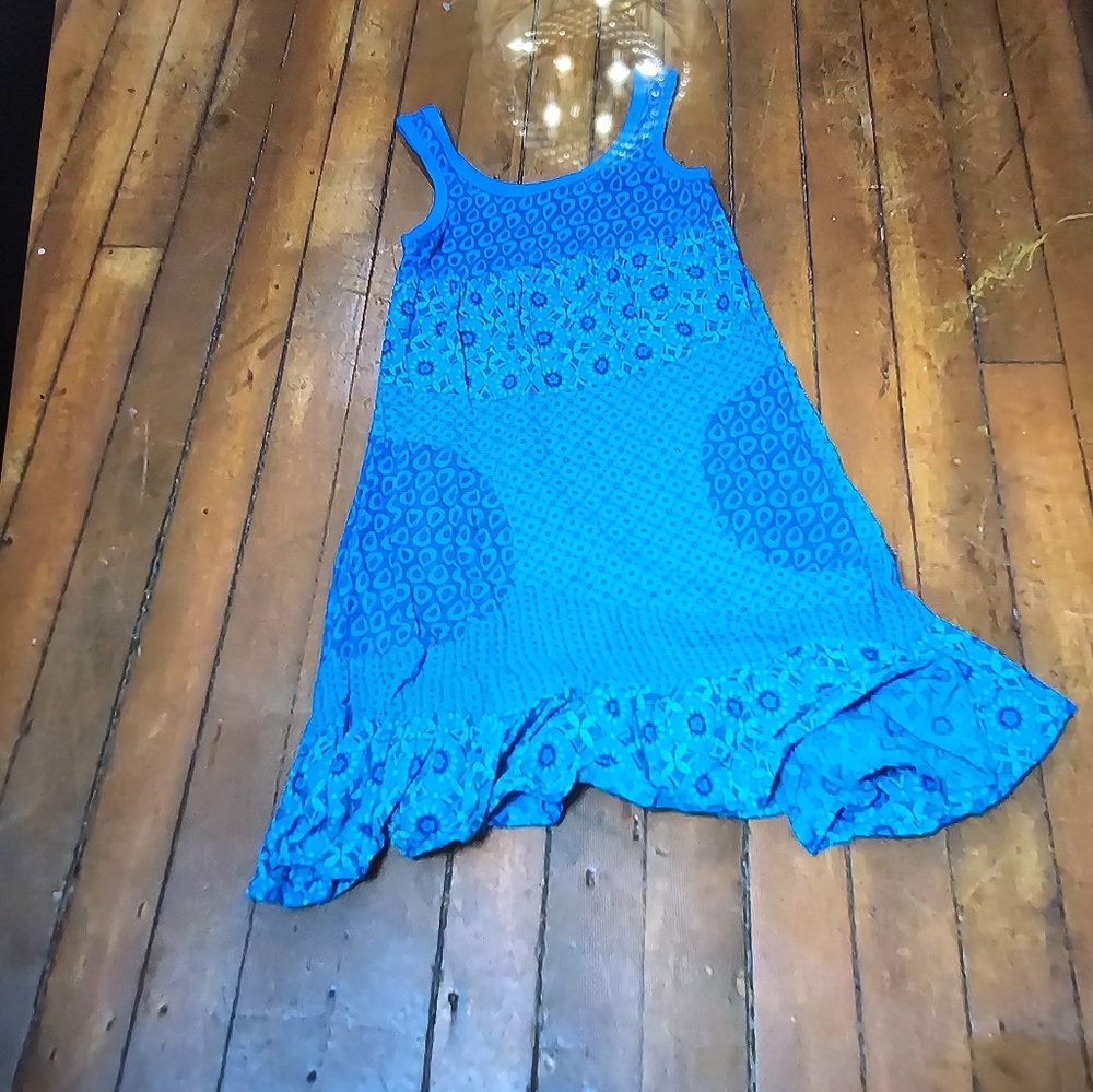 Blue summer dress cute blue